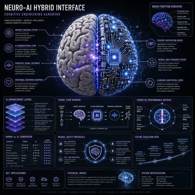 Neuro-AI 混合系统信息图