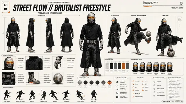 Brutalist Freestyle 角色设定表